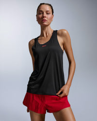 Light Speed Tech Singlet, Black/Red Blaze Reflective