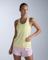 Light Speed Tech Singlet - LEMON ICE/LEMON REFLECTIVE