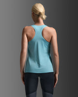 Light Speed Tech Singlet, Retro Blue/Retro Blue Reflective