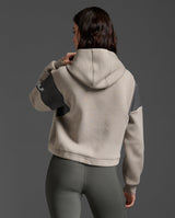 Form Spliced Crop Hoodie