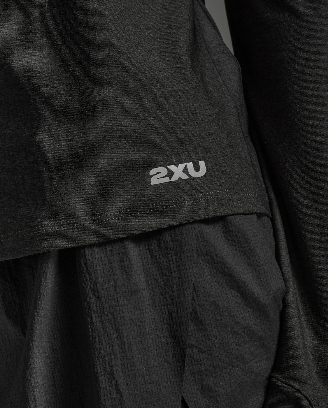 Aero 1/2 Zip, Black/Silver Reflective