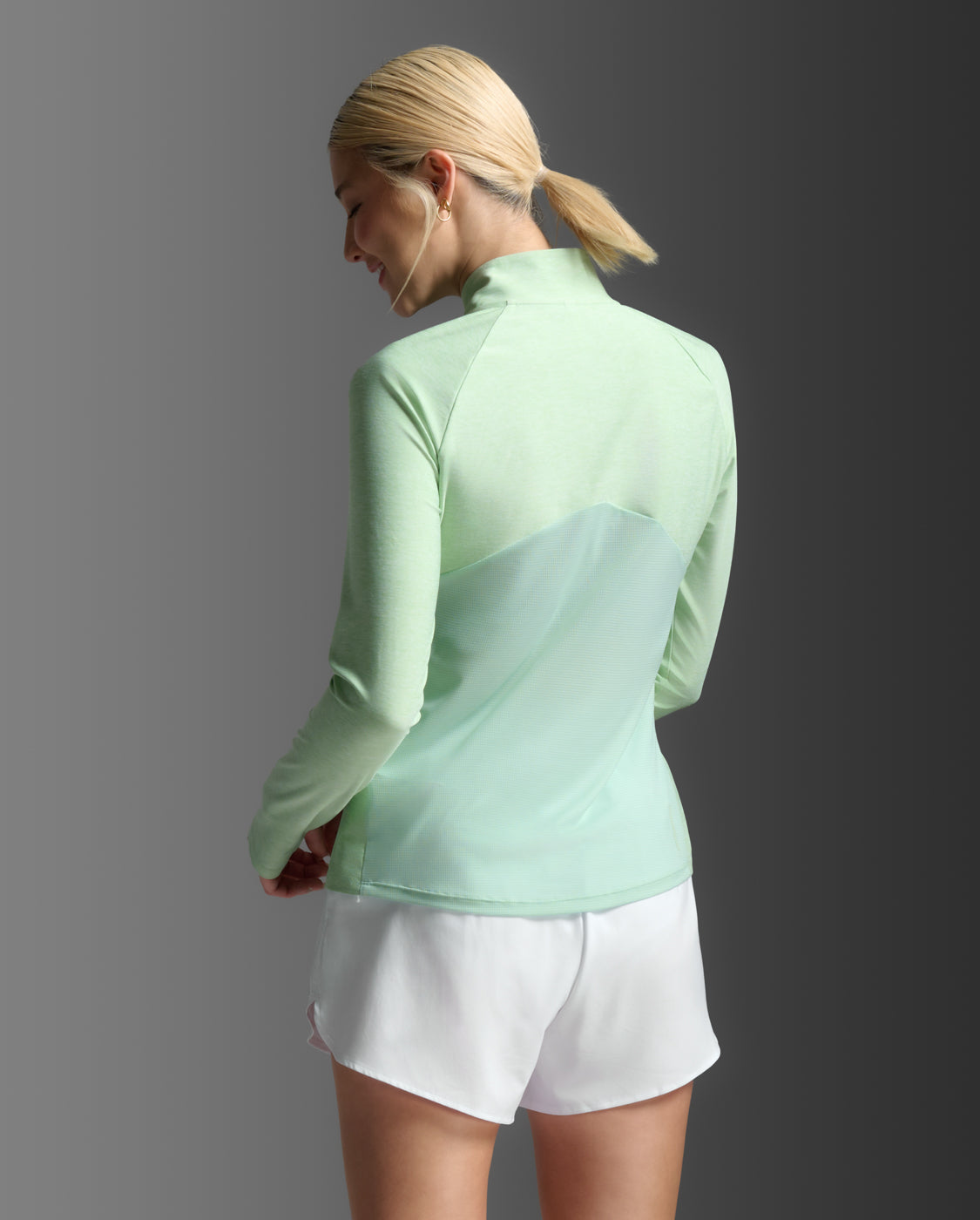 Aero 1/2 Zip, Digital Mint/Digital Mint Reflective