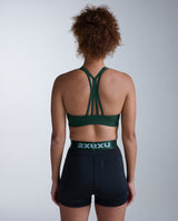 Form Strappy Low Impact Bra, Ever Green/Ever Green