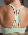 Form Strappy Low Impact Bra - Digital Mint/Digital Mint