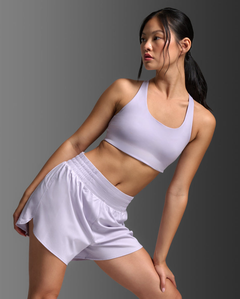 Form Strappy Low Impact Bra, Virtual Violet/Virtual Violet