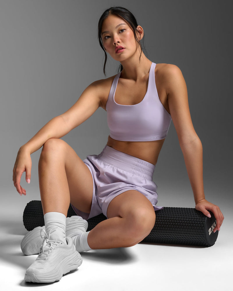 Form Strappy Low Impact Bra, Virtual Violet/Virtual Violet