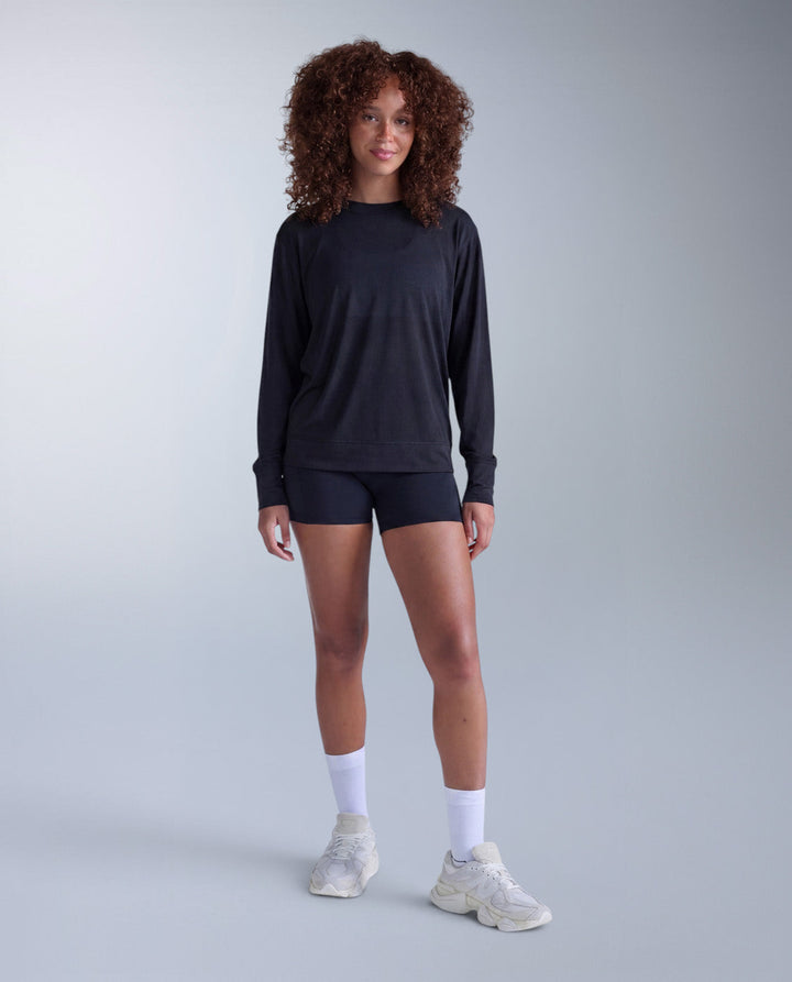 ReLight Long Sleeve, Black/White
