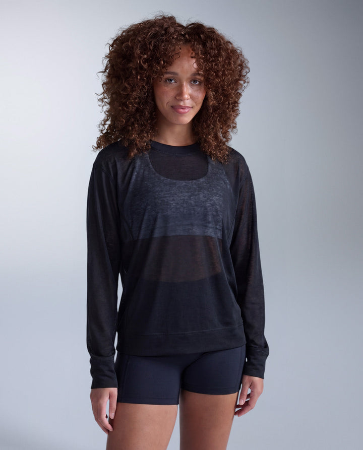 ReLight Long Sleeve, Black/White
