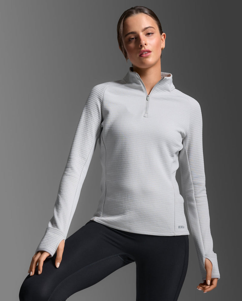 Ignition Haptic 1/4 Zip, Harbor Mist/Silver Reflective