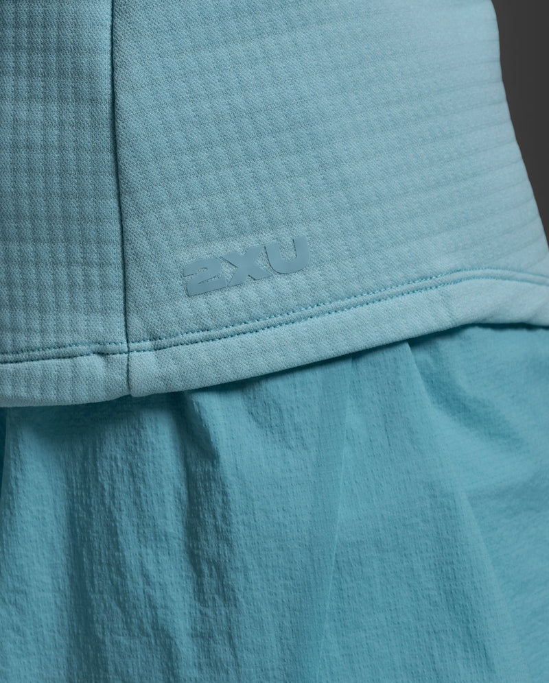 Ignition Haptic 1/4 Zip, Retro Blue/Retro Blue Reflective