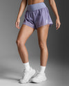 Aero Hi-Rise 2-In-1 3 Inch Shorts - Digital Lilac/White Reflective