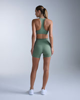 Form Racerback Medium Impact Bra, Fern Green/Fern Green
