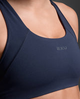 Form Racerback Medium Impact Bra, Midnight/Midnight