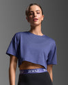 Form Soft Jersey Crop Tee - FUTURE DUSK/FUTURE DUSK