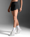 Light Speed Hi-Rise 3 Inch Shorts - BLACK/ BLACK REFLECTIVE