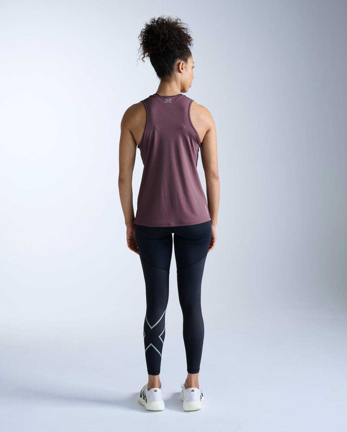 Aero Singlet, Currant/Silver Reflective