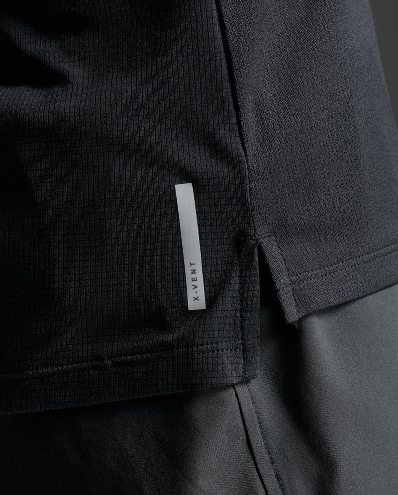 Aero Mesh Singlet, Black/Silver Reflective