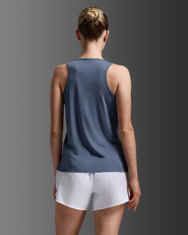 Aero Mesh Singlet, Indigo/Indigo Reflective