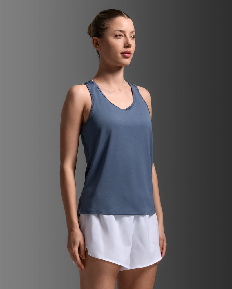 Aero Mesh Singlet, Indigo/Indigo Reflective