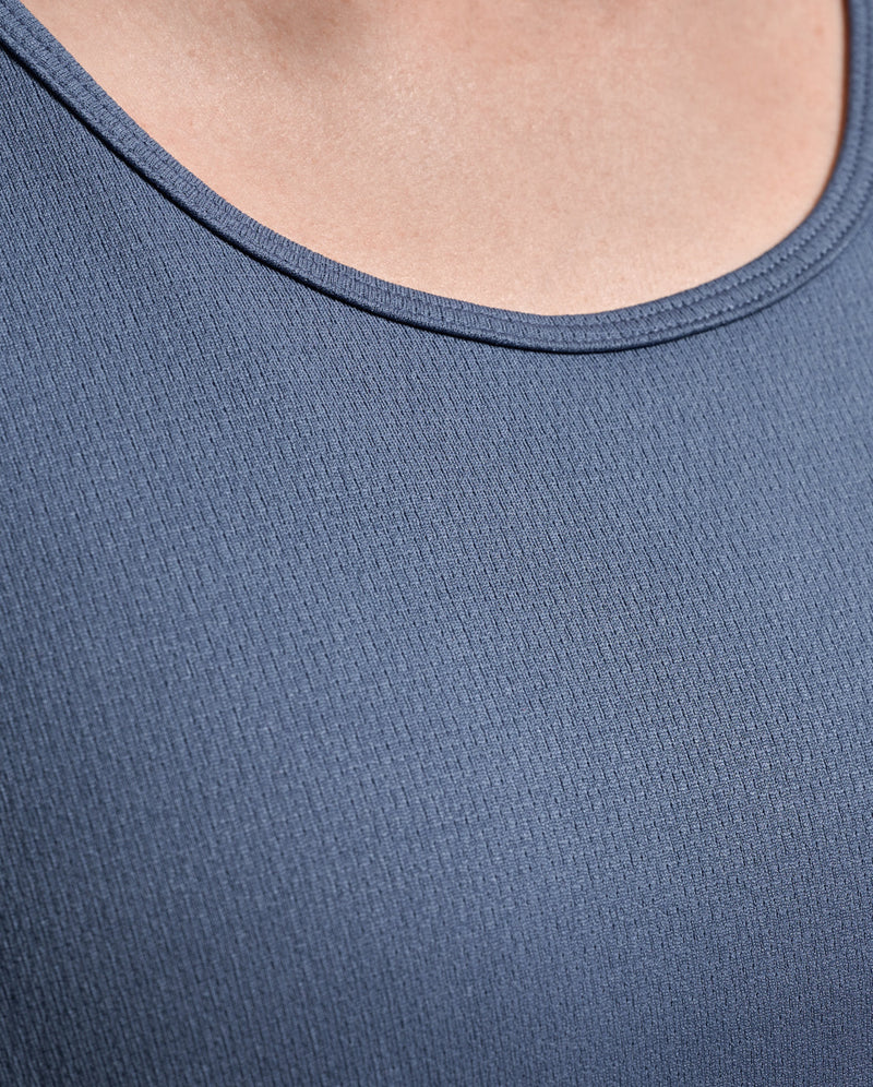 Aero Mesh Singlet, Indigo/Indigo Reflective