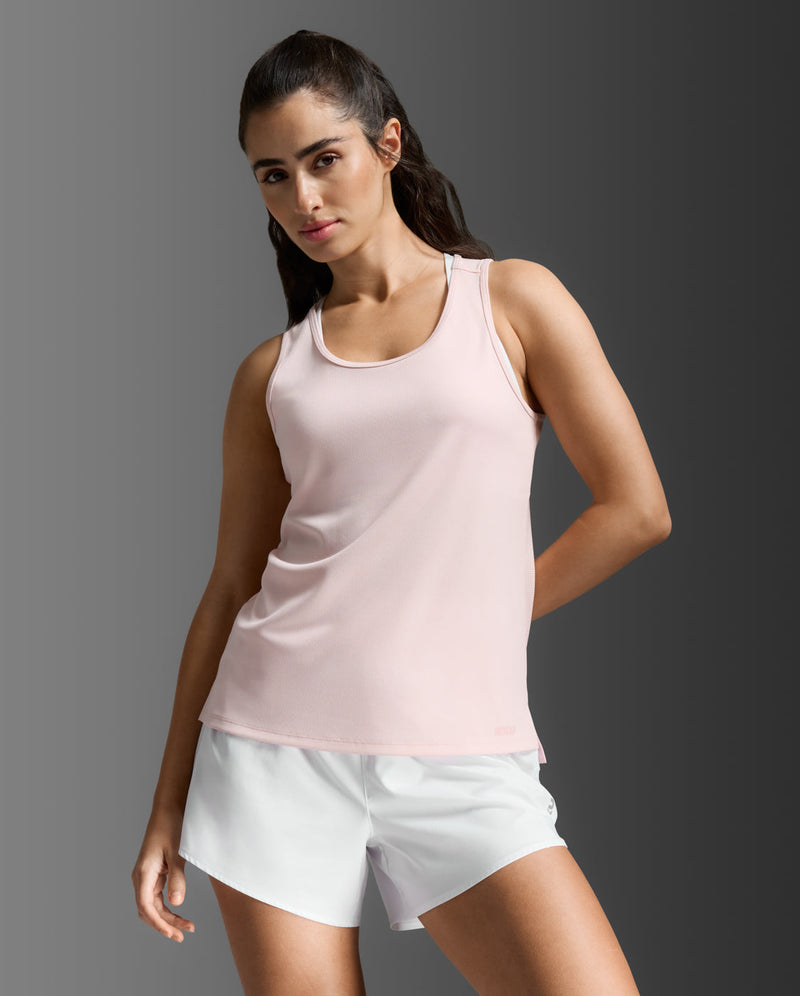 Aero Mesh Singlet, Pink Frost/Pink Frost Reflective