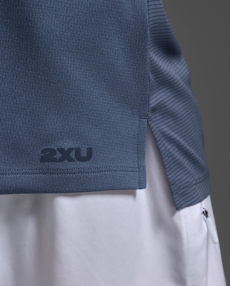 Aero Mesh Tee, Indigo/Indigo Reflective