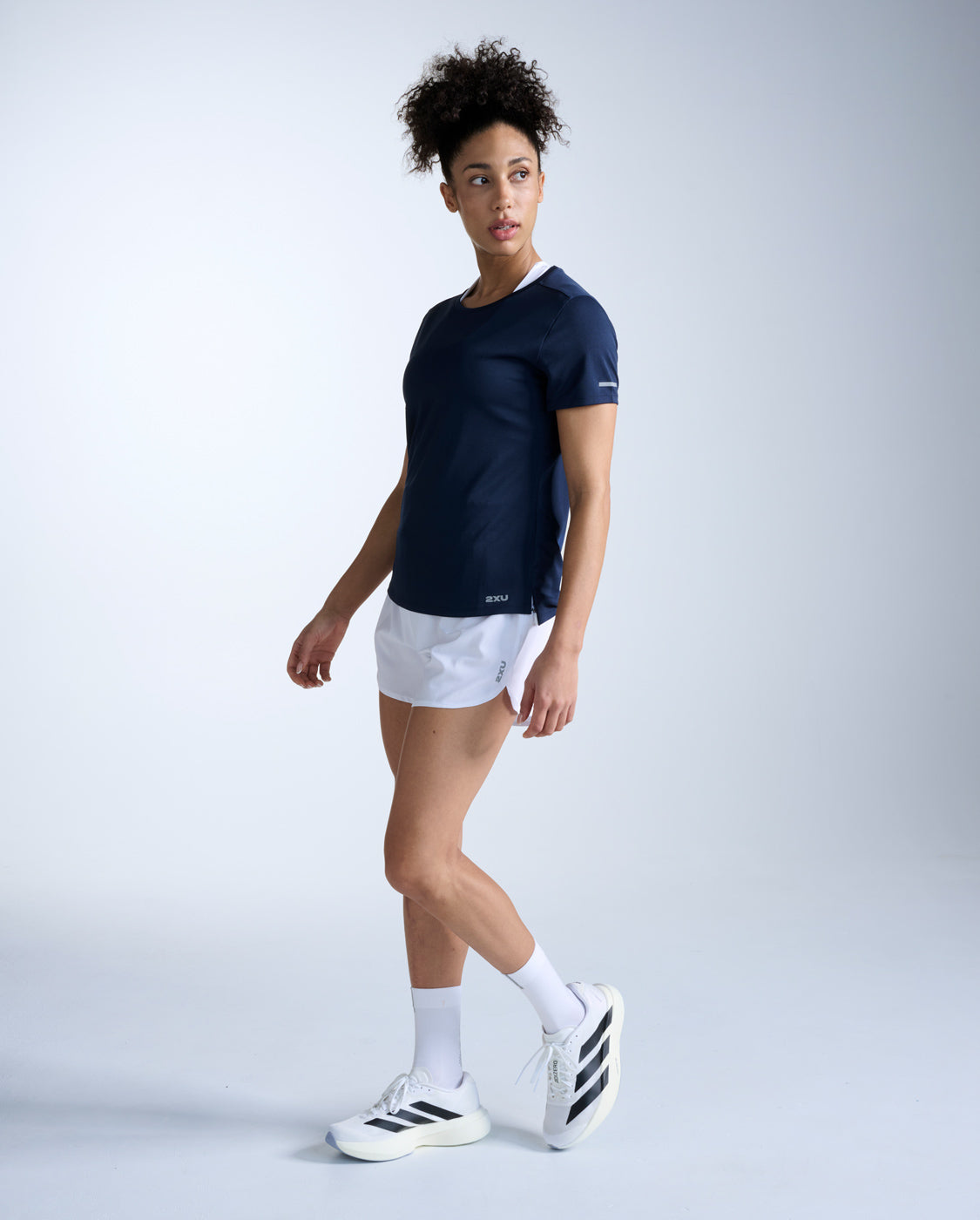 Aero Tee, Midnight/Silver Reflective
