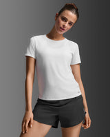 Aero Mesh Tee, White/Silver Reflective