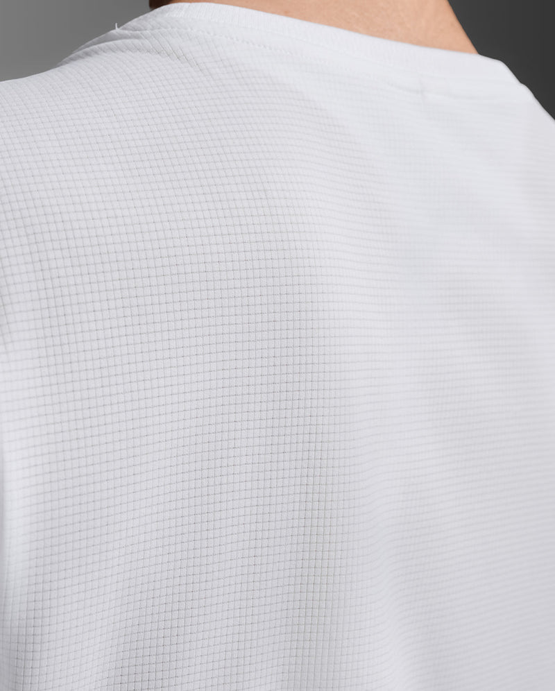Aero Mesh Tee, White/Silver Reflective