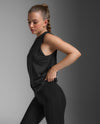 Form Soft Jersey Tank - Black/Black