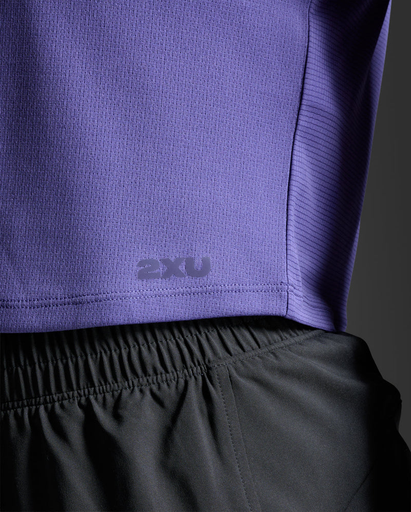 Aero Mesh Crop Tank, Future Dusk/Future Dusk Reflective