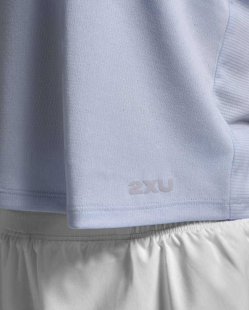 Aero Mesh Crop Tank, Halogen/Halogen Reflective