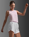 Aero Mesh Crop Tank - PINK FROST/PINK FROST REFLECTIVE
