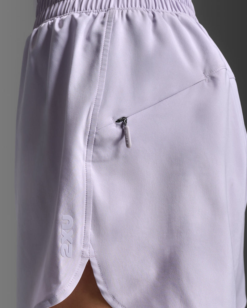 Aero Hi-Rise 4 Inch Shorts, Virtual Violet/Violet Reflective