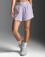 Aero Hi-Rise 4 Inch Shorts, Virtual Violet/Violet Reflective