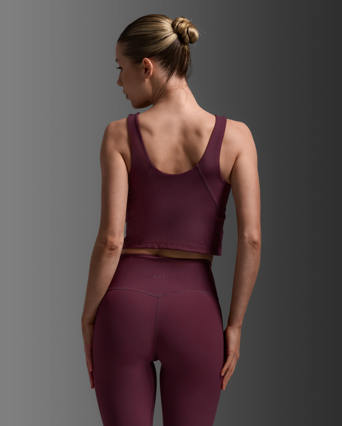 Fluid Longline Bra, Amaretto/Amaretto
