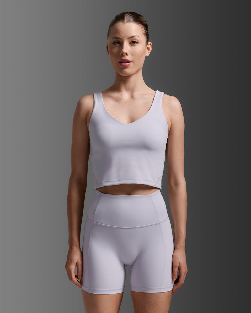 Fluid Longline Bra, Virtual Violet/Virtual Violet