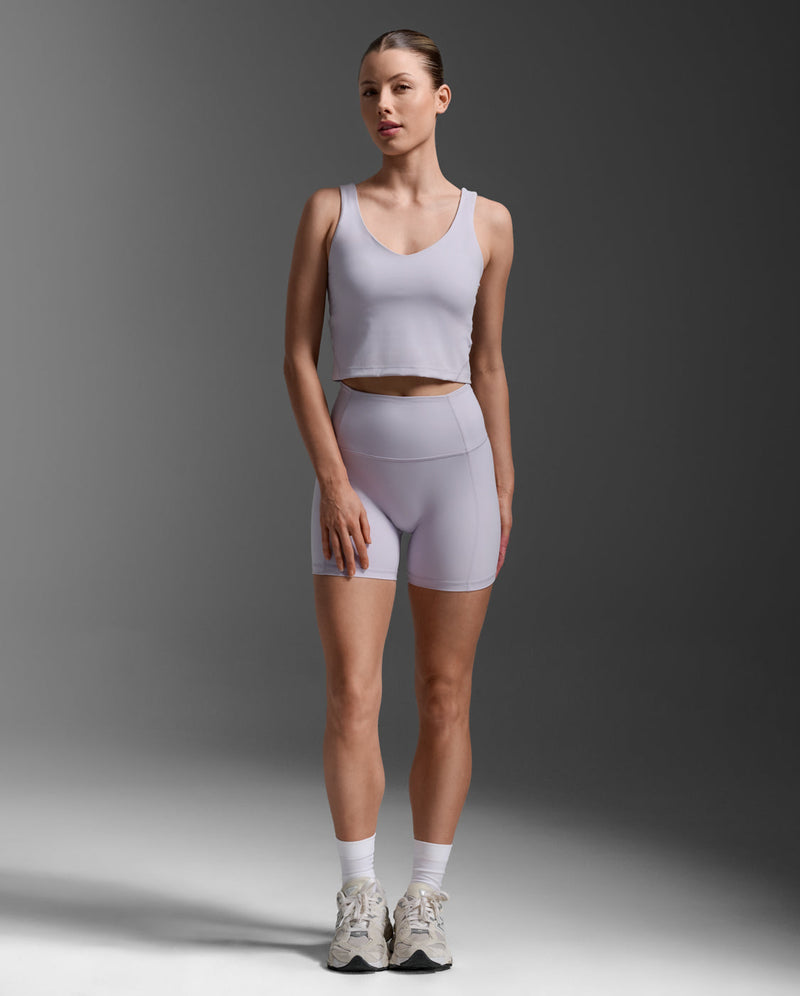 Fluid Longline Bra, Virtual Violet/Virtual Violet