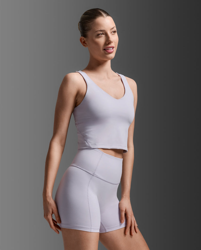 Fluid Longline Bra, Virtual Violet/Virtual Violet