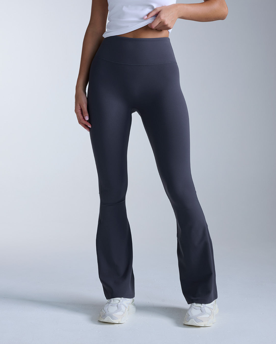 Fluid Hi-Rise Flare Pants, India Ink/India Ink