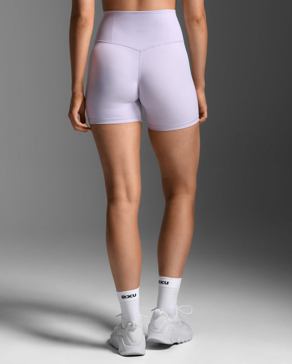Fluid Hi-Rise 5 Inch Shorts, Virtual Violet/Virtual Violet