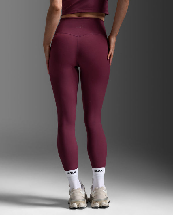 Fluid Hi-Rise Tights, Amaretto/Amaretto