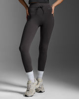 Flex Hi-Rise Drawcord Tights, Sable/Sable