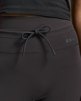 Flex Hi-Rise Drawcord Tights, Sable/Sable