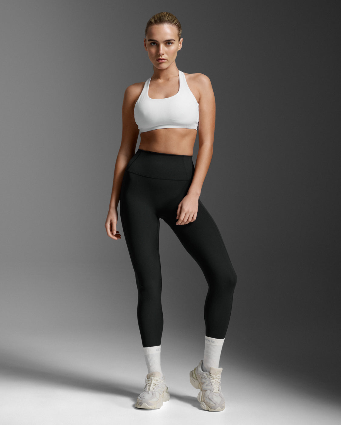 Fluid Hi-Rise Tights, Black/Black