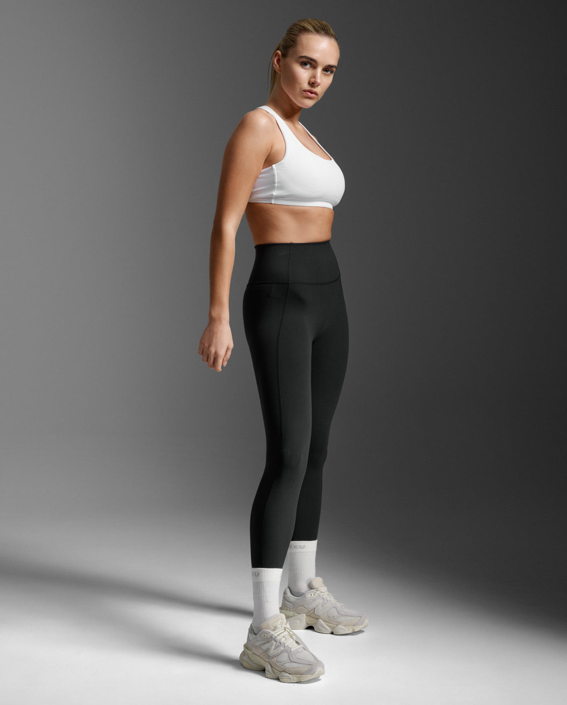 Fluid Hi-Rise Tights, Black/Black
