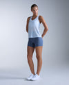 Relight Racerback Singlet - HALOGEN/WHITE