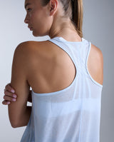 Relight Racerback Singlet, Halogen/White