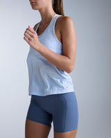 Relight Racerback Singlet, Halogen/White