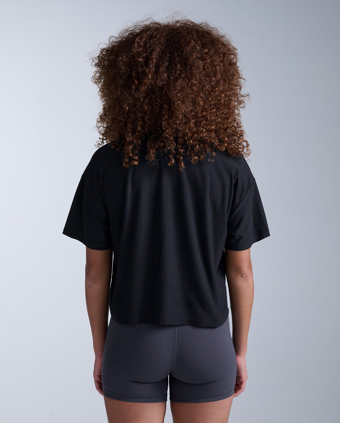 Form Soft Jersey Relaxed Tee, Black/White